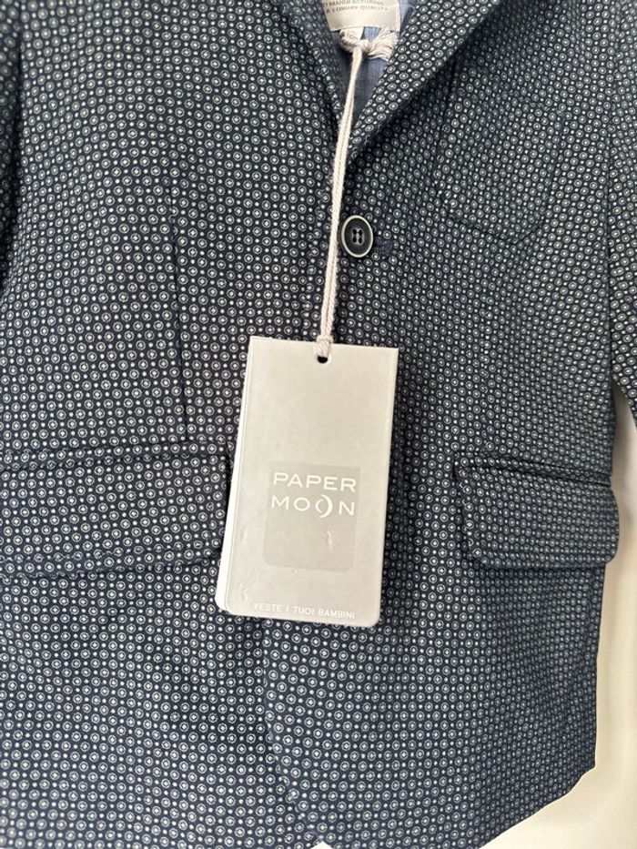 👔 veste de costume /blazer- garçon 5 ans - Papermoon- neuf avec étiquette - photo numéro 2