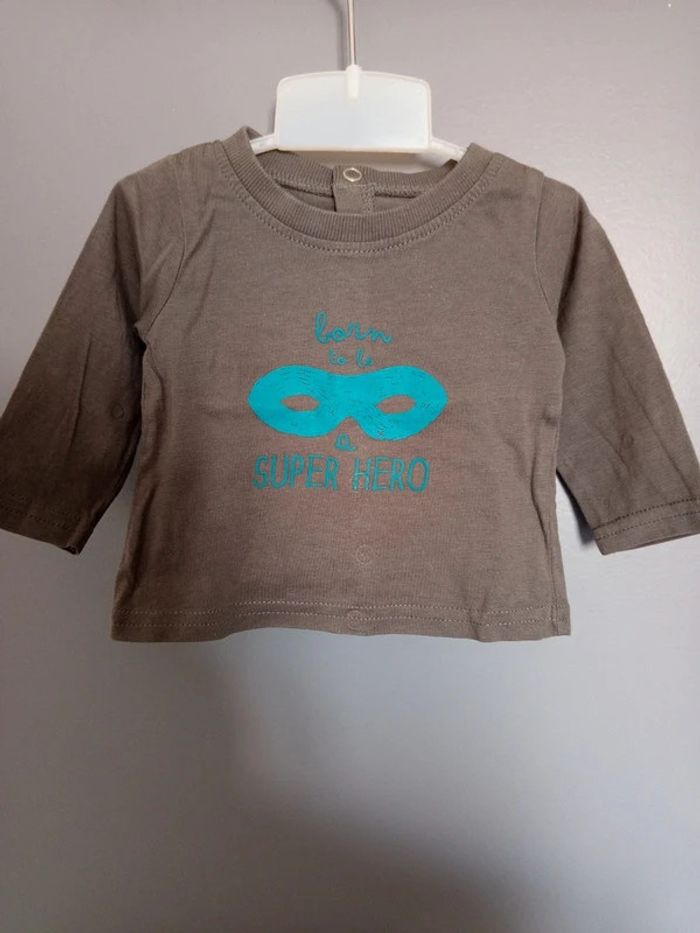 Lot t-shirt 3 mois - photo numéro 2