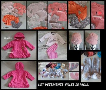 LOT vêtements filles Taille 18 mois