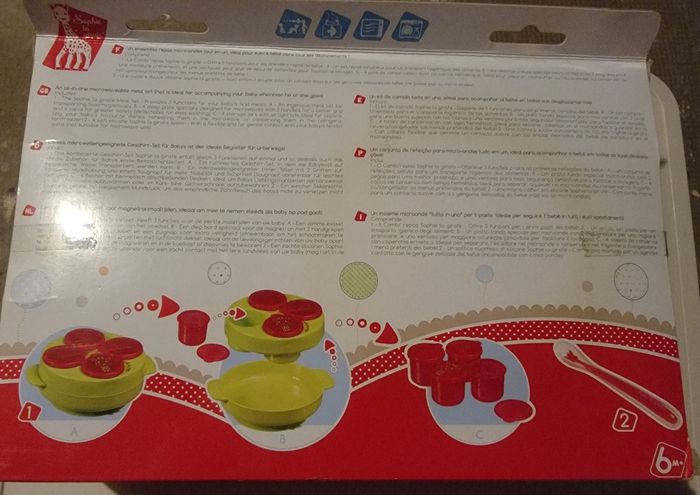 Set combi repas Sophie la girafe - photo numéro 2