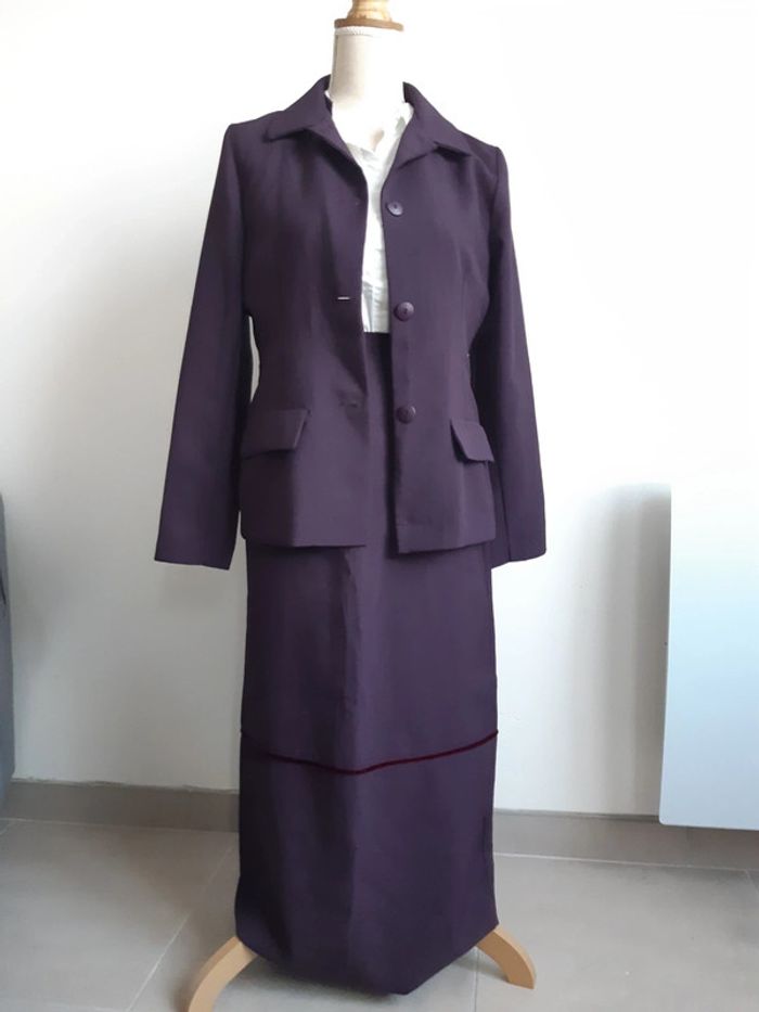 Ensemble veste blazer et jupe longue