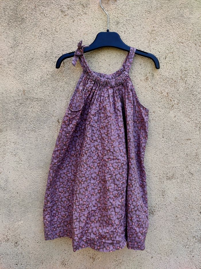 Robe violette Vertbaudet taille 5 ans