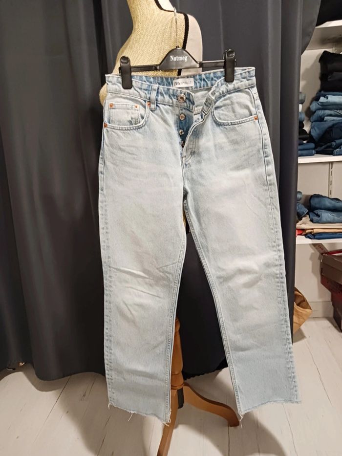 Jeans droit bleu - photo numéro 4