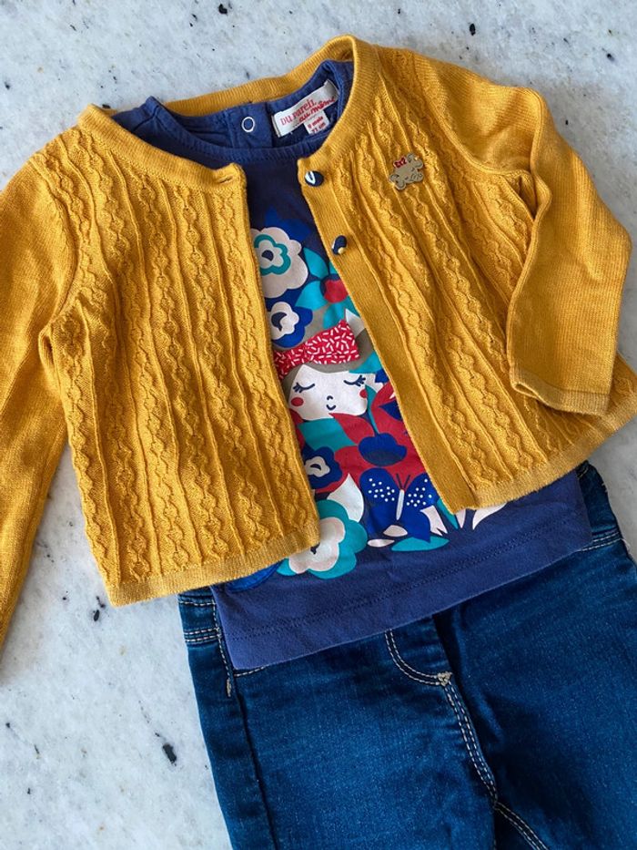 Ensemble fille 9mois - photo numéro 2