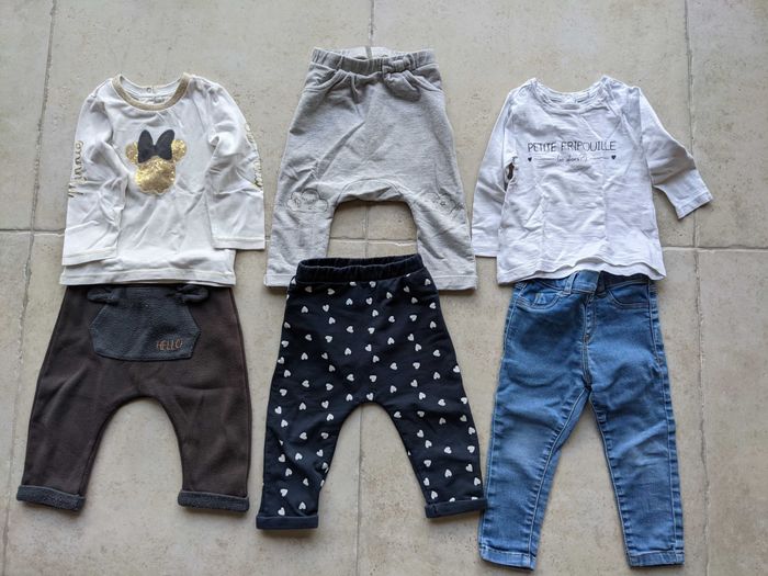 Lot vêtements fille 1 an