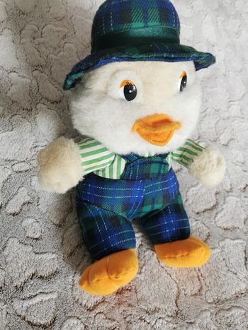Peluche canard vintage