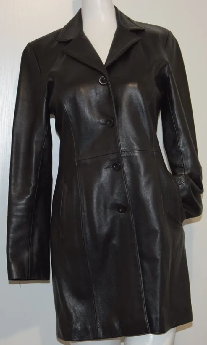 Manteau en cuir - photo numéro 3