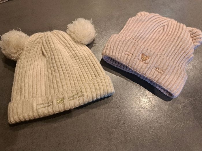 Lot de 2 bonnet fillie