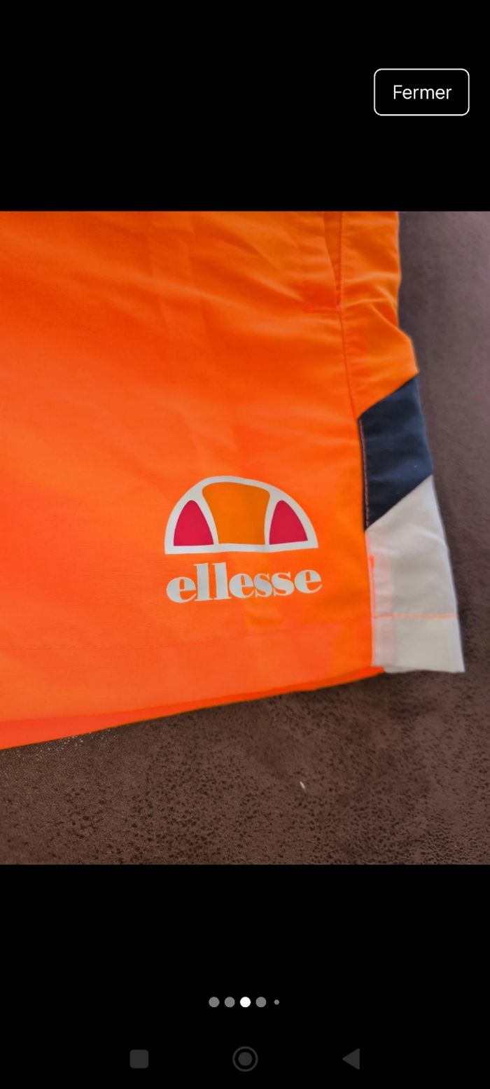 Short de bain Ellesse fluo homme - Sora - photo numéro 3