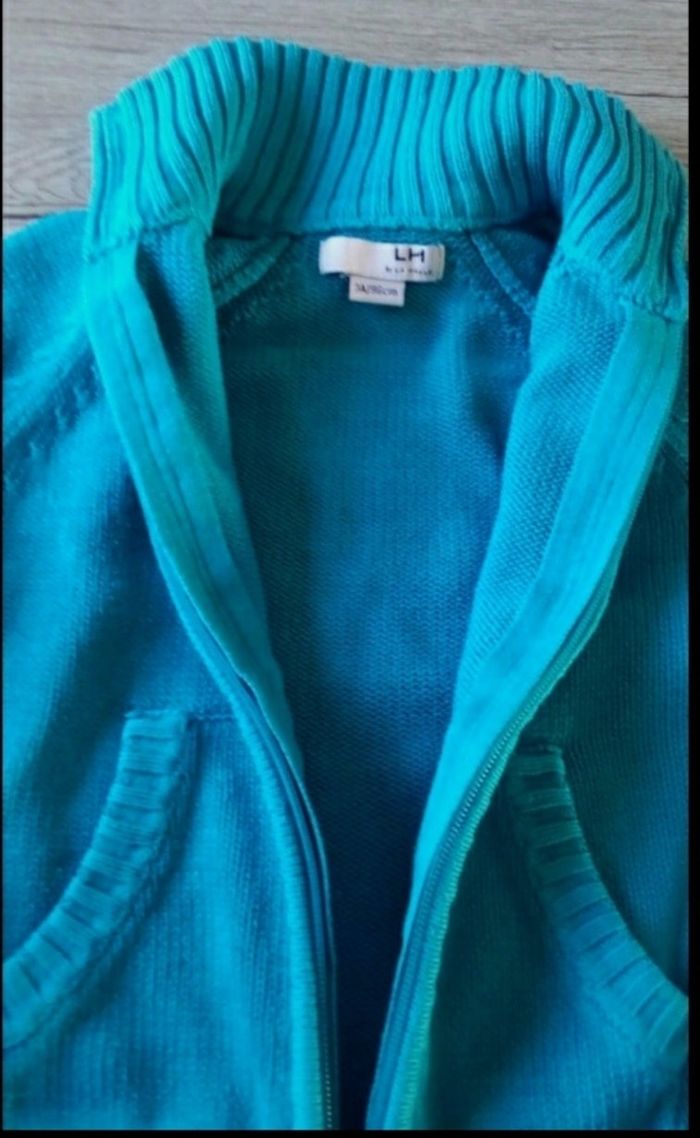 Gilet bleu - photo numéro 3