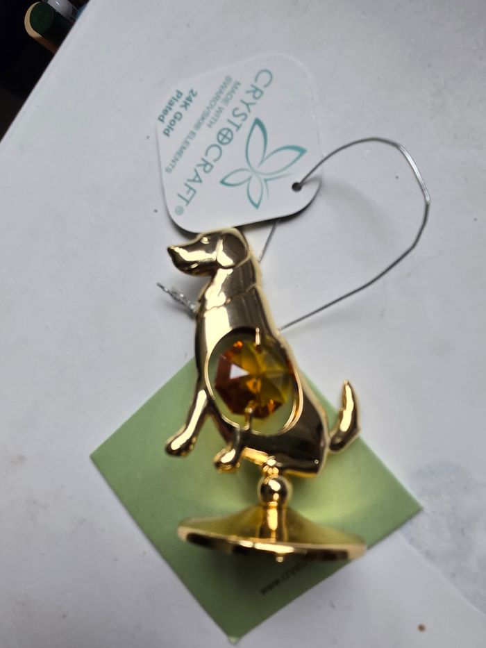 Figurine chien cristal swarowski - photo numéro 8