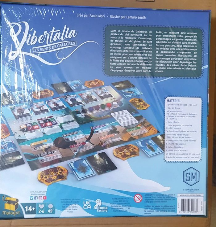 Libertalia : Les Vents de Galecrest - Jeu de société sous emballage - Prix Ferme - photo numéro 2