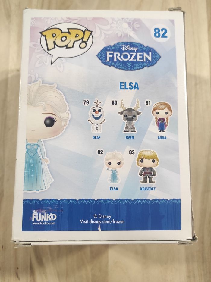 Figurine Funko pop Elsa 82 SANS boîte ( La Reine des Neiges ) - photo numéro 2