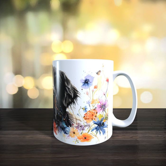 Mug chien Terre-neuve façon peinture - photo numéro 2