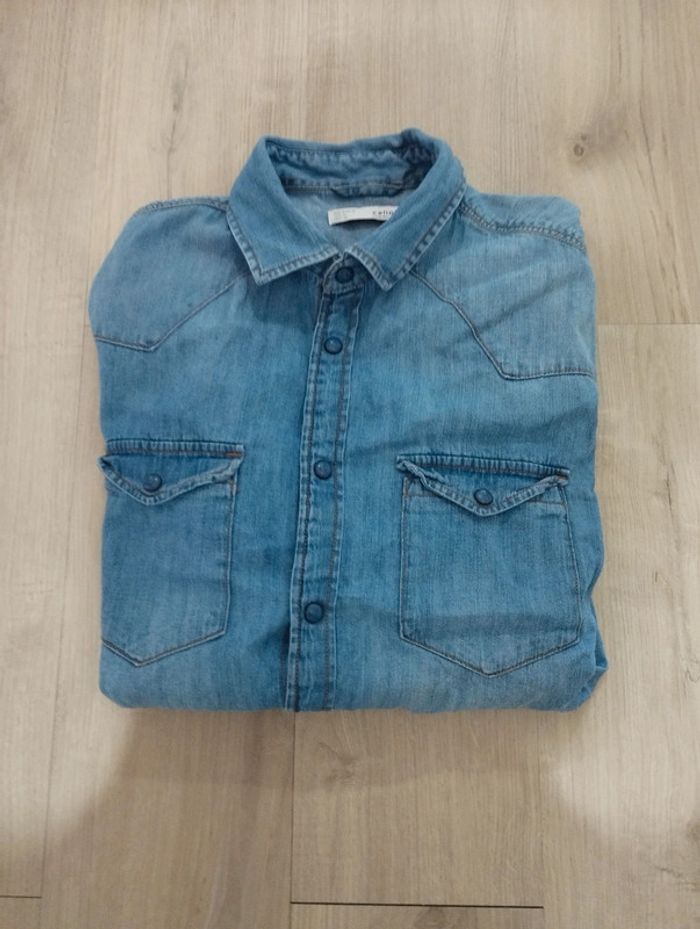 Chemise en jean manches longues homme Celio