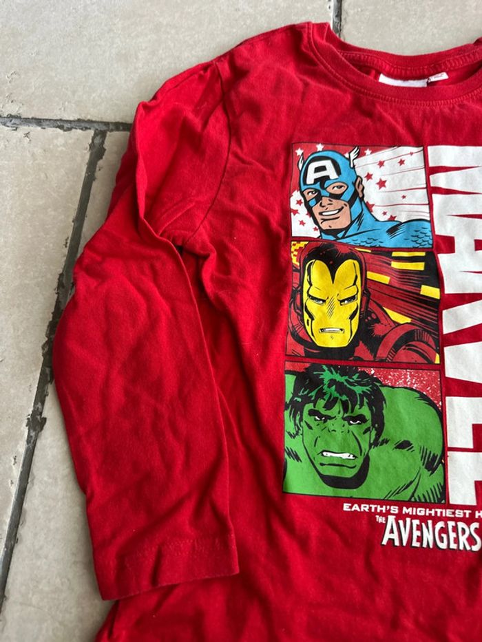 T shirt Marvel 5-6 ans - photo numéro 2