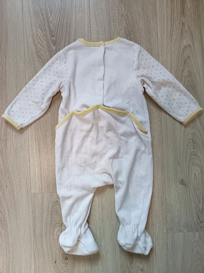 Lot pyjamas velours Orchestra motifs chats fille 12 mois - photo numéro 7