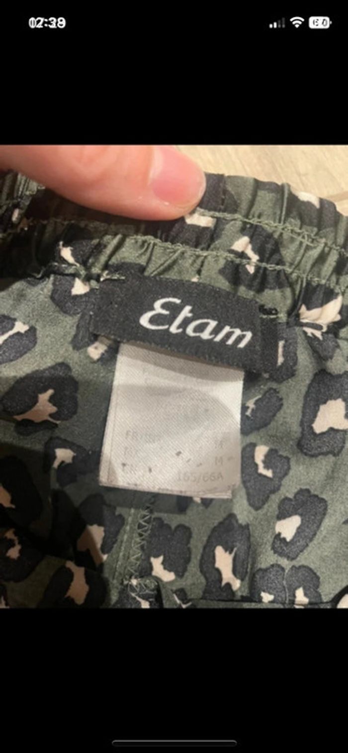Short de pyjama leopard kaki etam - photo numéro 3