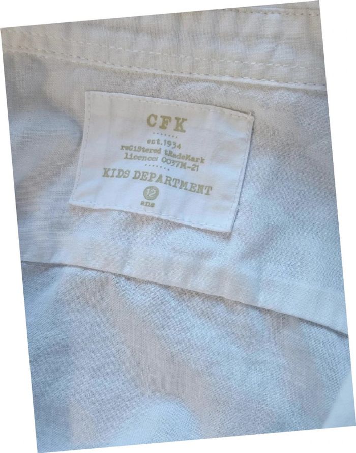 Chemise manches courtes CFK - photo numéro 3