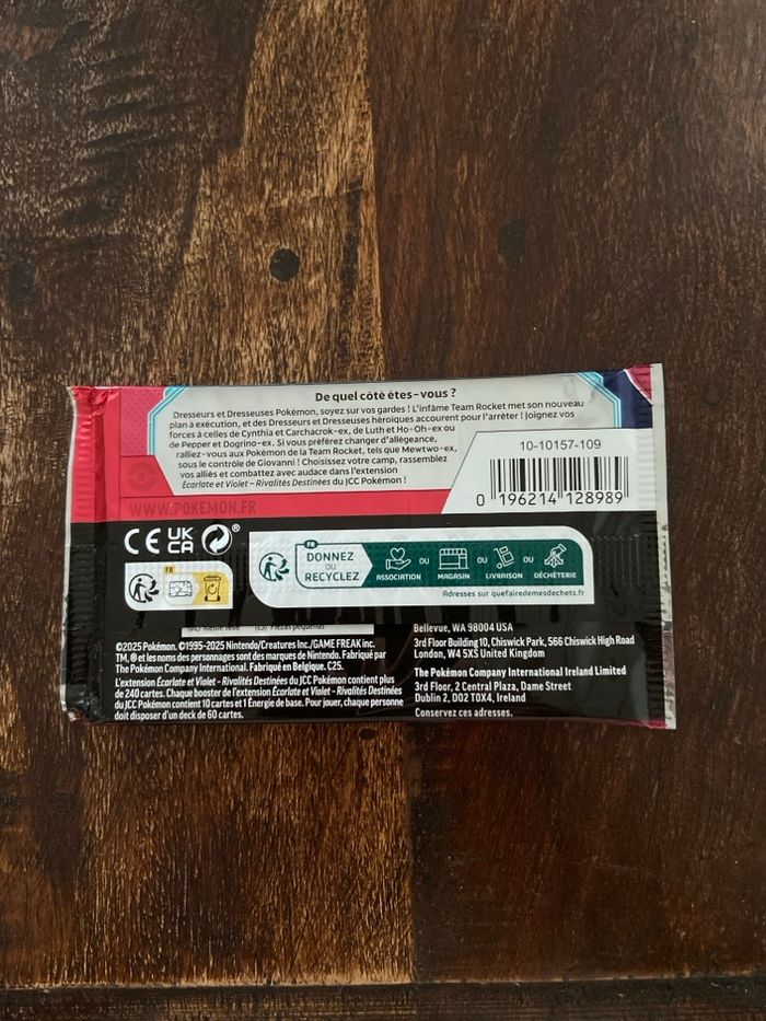 Booster Pokémon  Rivalités Destinées - photo numéro 3