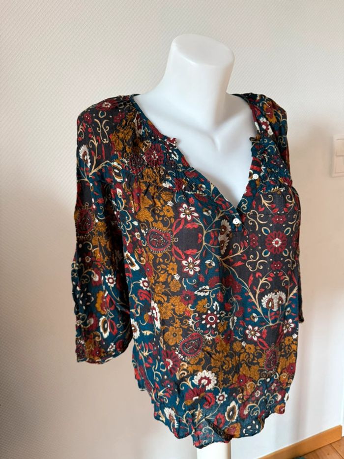 Blouse camaïeu en très bon état taille 38 - photo numéro 2