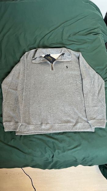 Pull Half Zip Ralph Lauren gris