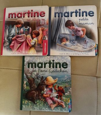 Lot 3 livres Martine