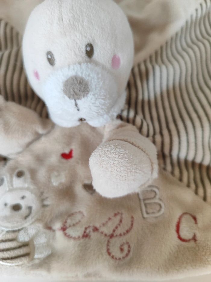 Doudou lapin marron abc simba toys nicotoy - photo numéro 2