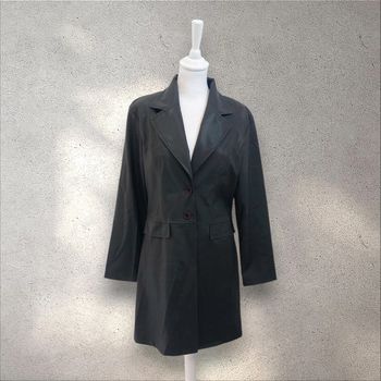 Trench noir imperméable waterproof Bhatti Paris taille S