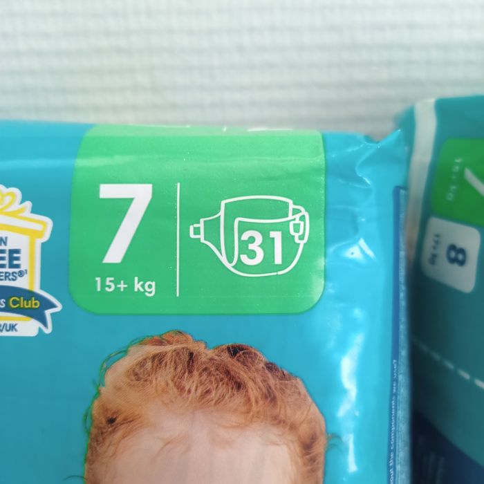 Pampers baby dry taille 7 (62 couches) - photo numéro 2