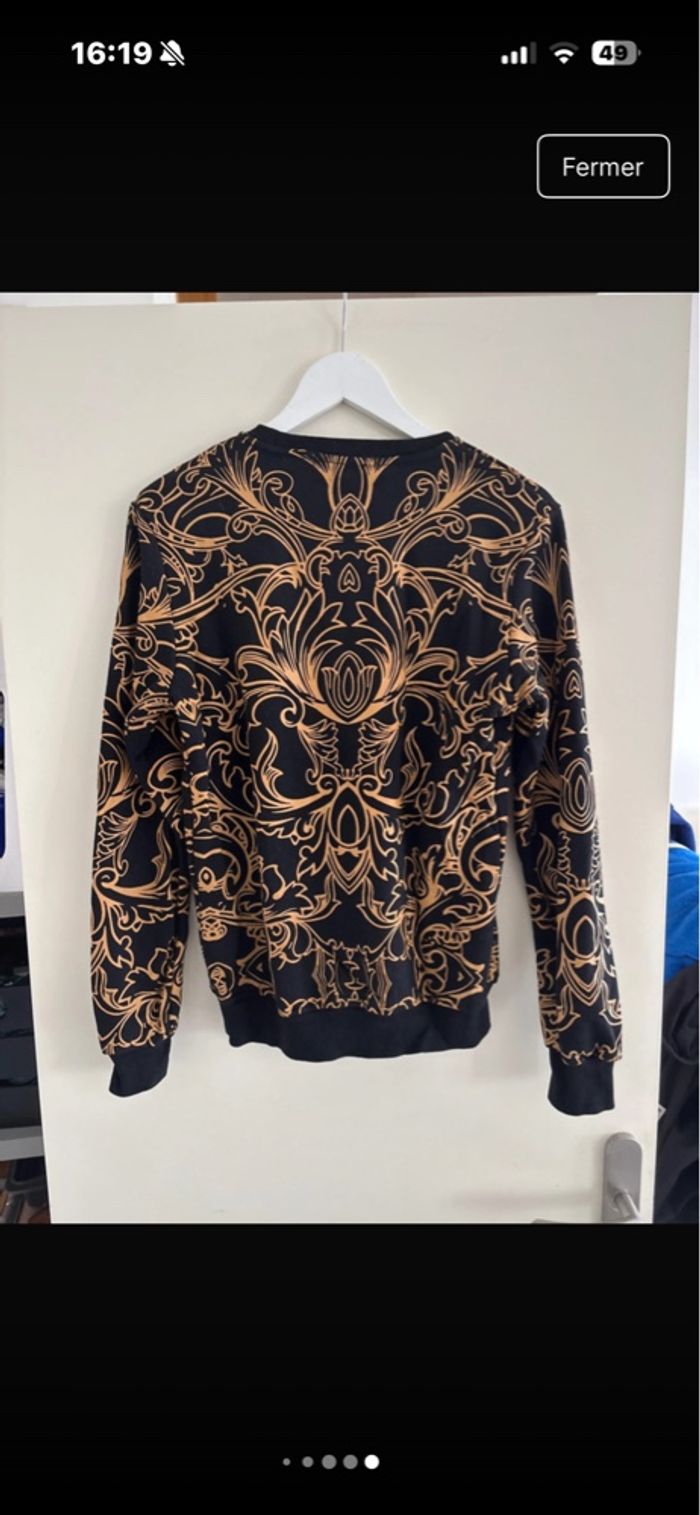 Pull ZELYS Paris - Noir & Or - Taille M unisexe M / 38 / 10 • Très bon état • Coton