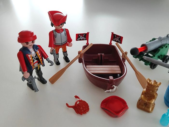 Lot pirates et barque Playmobil - photo numéro 3