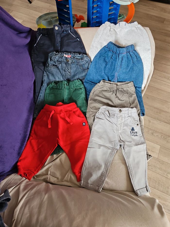 Lot de 15 pantalons 12 mois - photo numéro 2