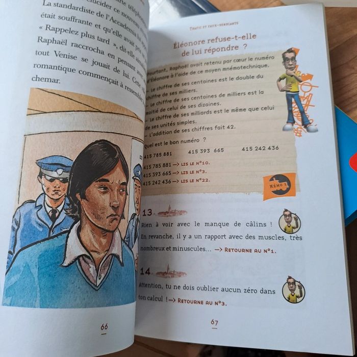 Cahier de vacances : énigme de c'est pas sorcier 6ème/5eme #Nathan - photo numéro 7