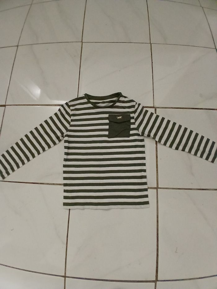 Pull en coton garcon taille 8 ans marque gemo petite poche devant - photo numéro 5