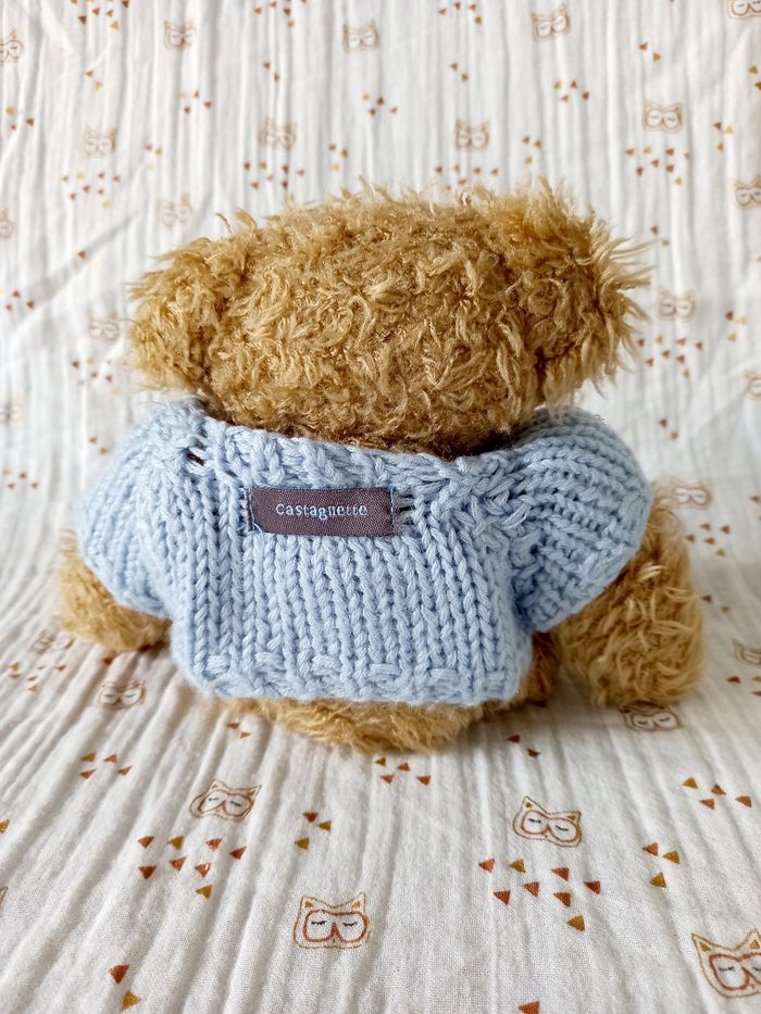 Peluche ours Lulu Castagnette - photo numéro 3