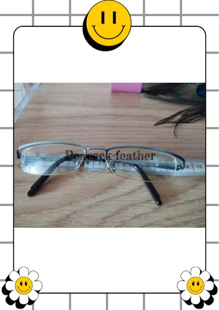 Monture de lunettes de vue bleue Naf Naf - photo numéro 9