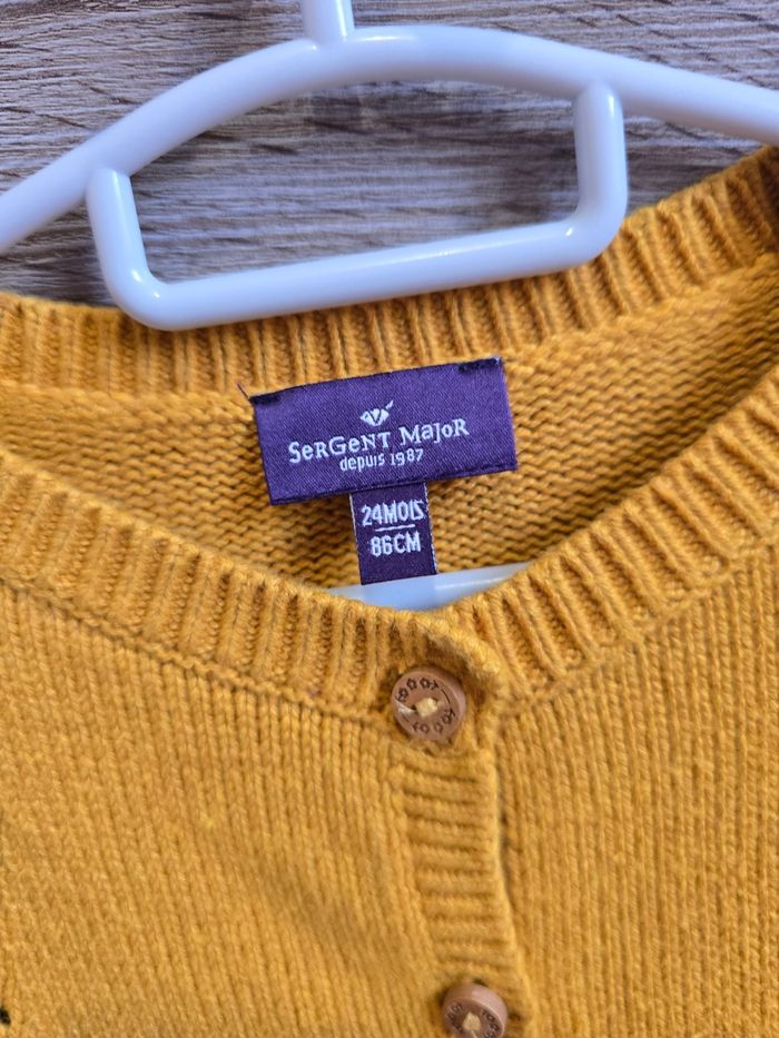 Vêtement Bébé Fille - Ensemble : Robe + Gilet - Sergent Major - 24 mois 86 cm - photo numéro 3