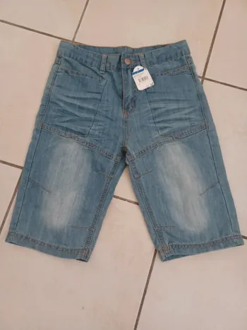 Bermuda en jeans 10 ans