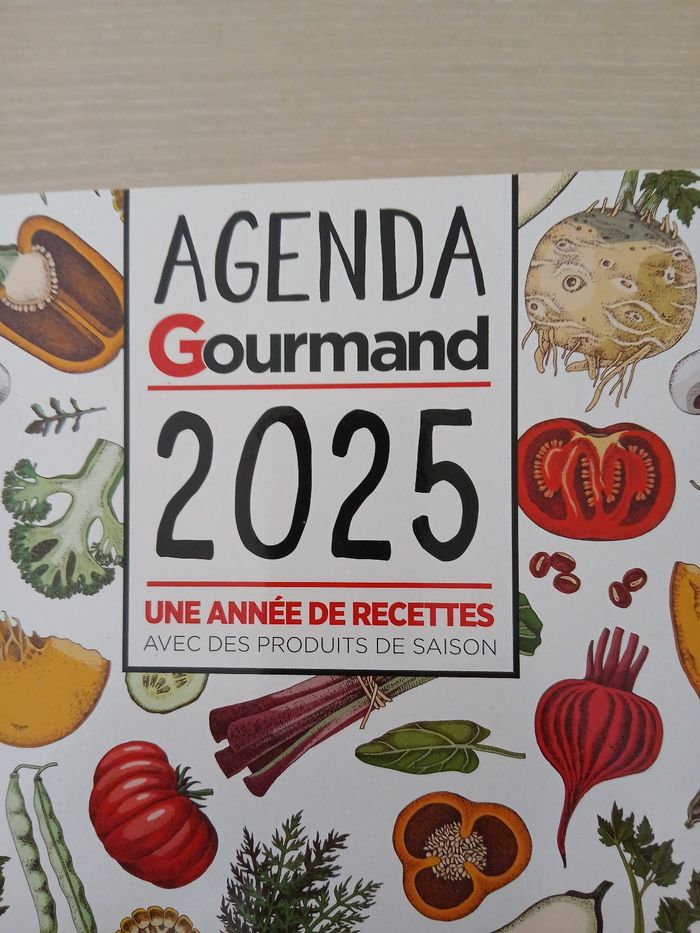 Agenda gourmand 2025 recette des produits de saison - photo numéro 2