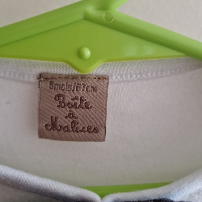 6 mois haut manches longues noeud papillon - photo numéro 3