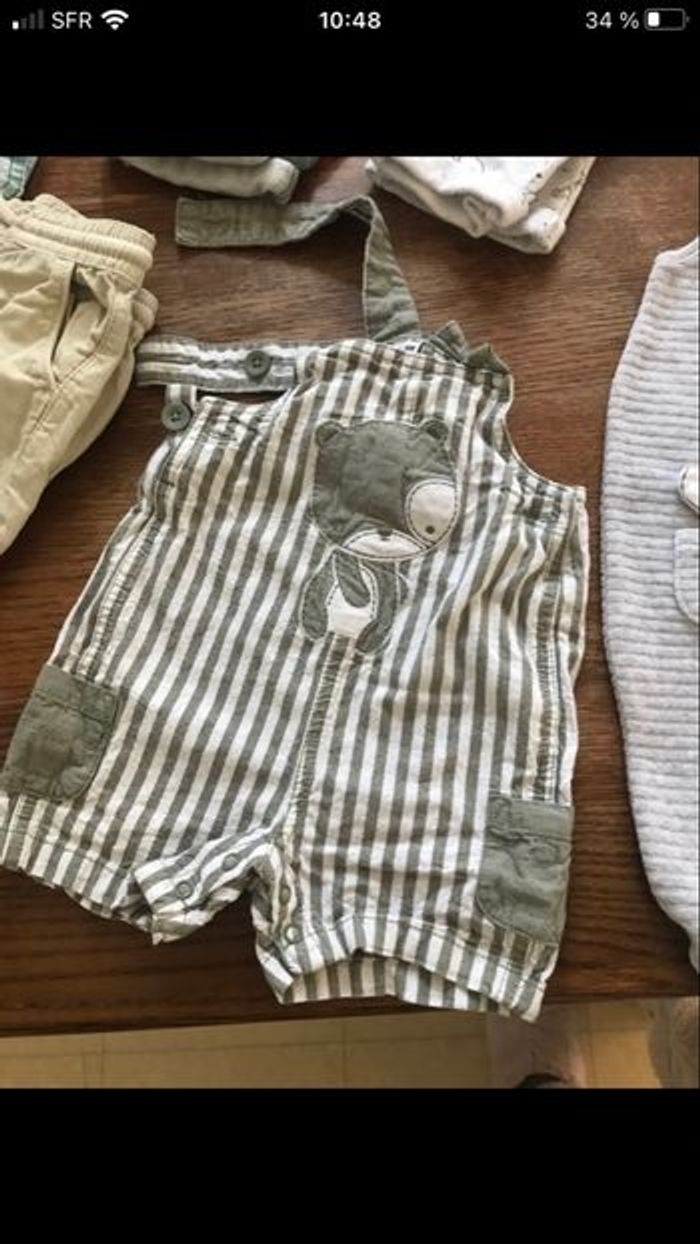 Lot vêtements été bébé garçon 6 mois - photo numéro 6