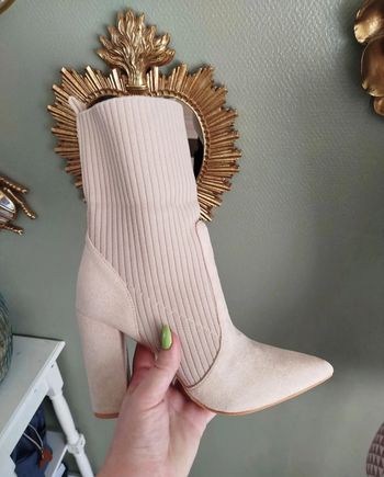 Bottines crème shein p38