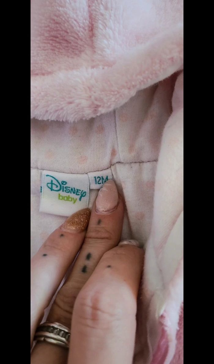 Pyjama Combinaison Bébé fille 12mois Disney Minnie Rose - photo numéro 10