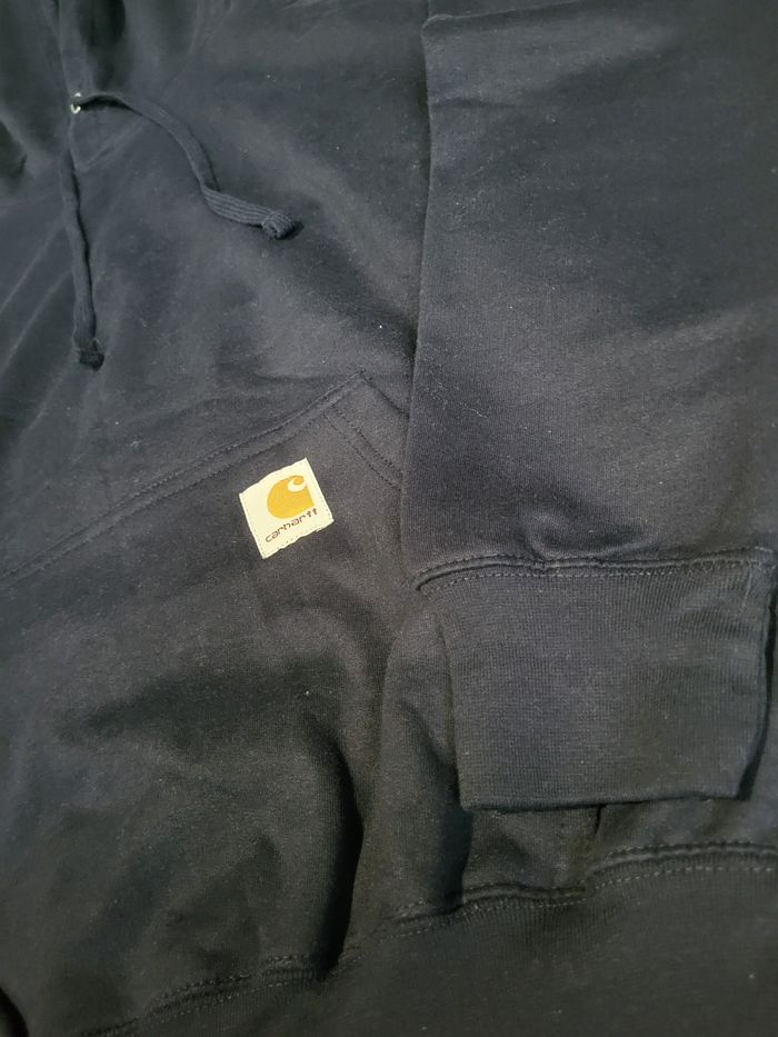 🔥 Magnifique Sweat à Capuche Carhartt Rework – Bleu Marine – Taille L – Neuf 🔥 - photo numéro 2