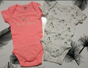 Lot bodys manches courtes