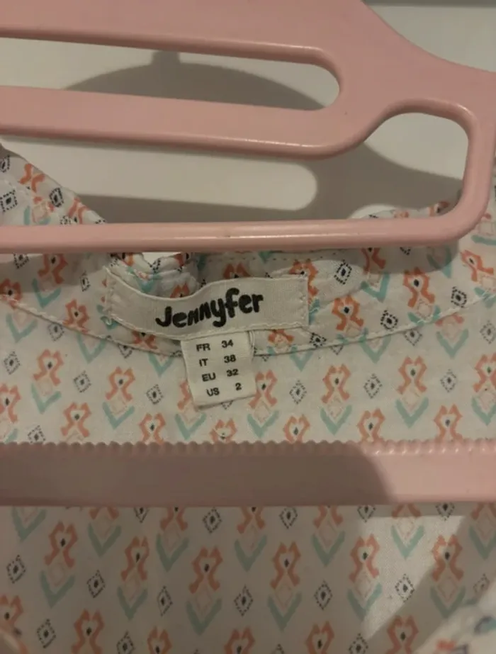 Blouse sans manches imprimé ethnique – Jennyfer – Taille 34 - photo numéro 3