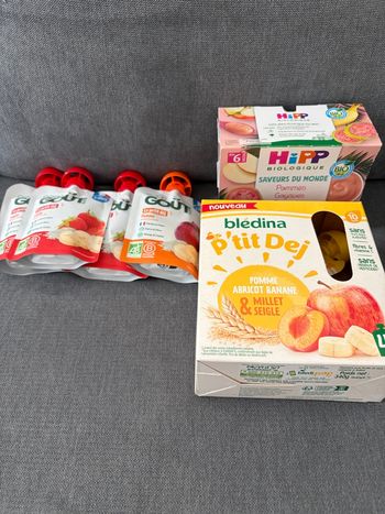 Lot goûter bébé 