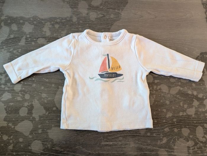 T-shirt manches longues matelot - photo numéro 2