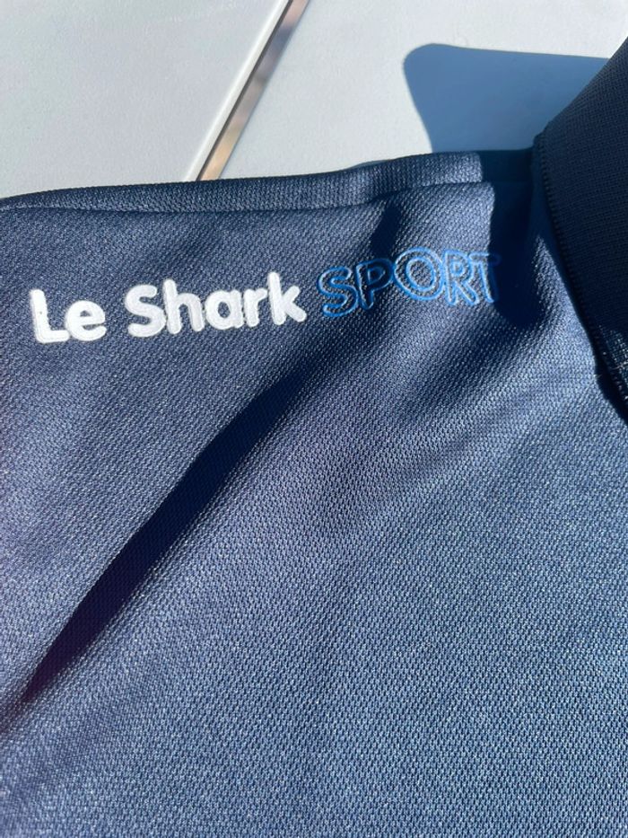 Polo Le Shark Sport bleu - photo numéro 2